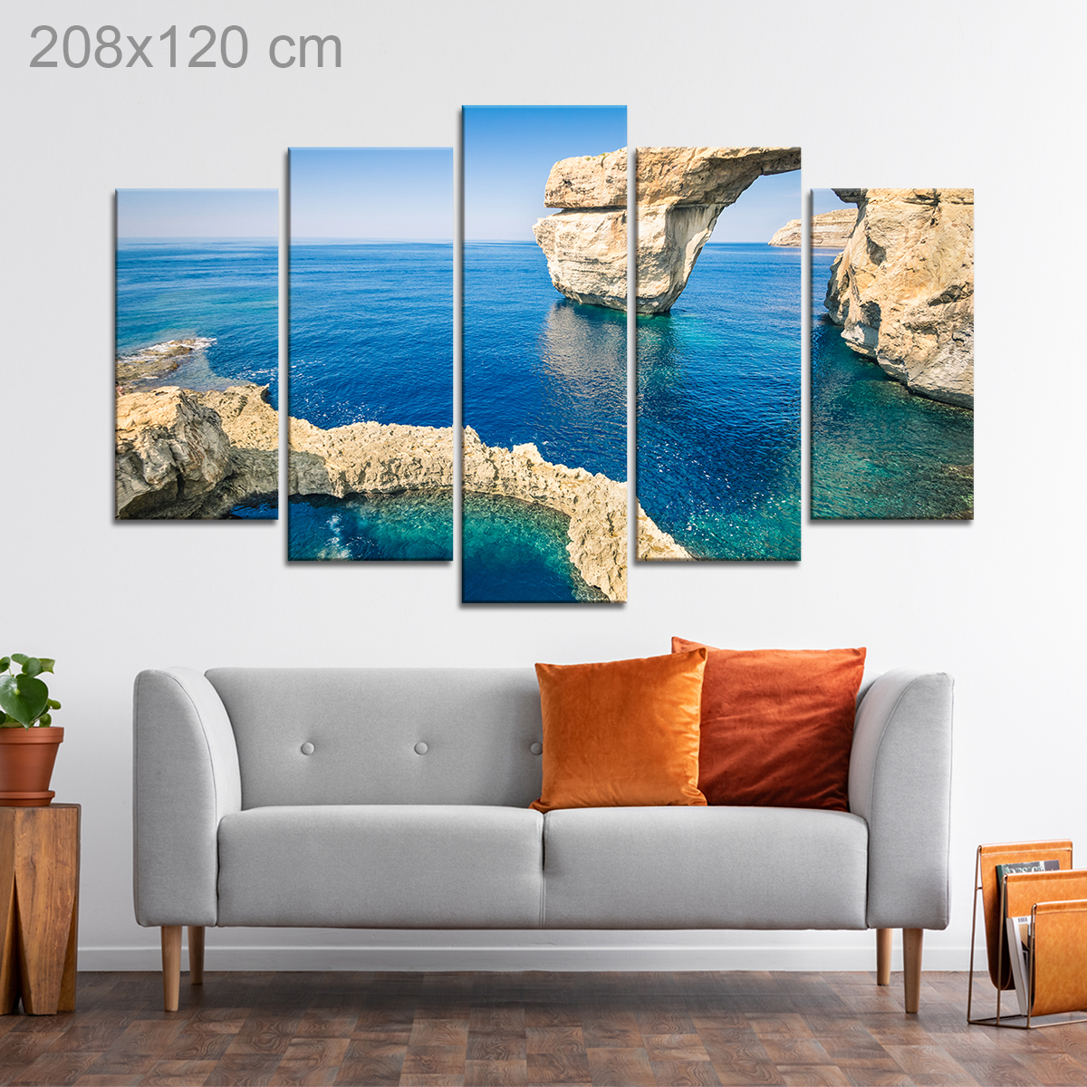 Azure Window and Blue Hole in Dwejra, Gozo