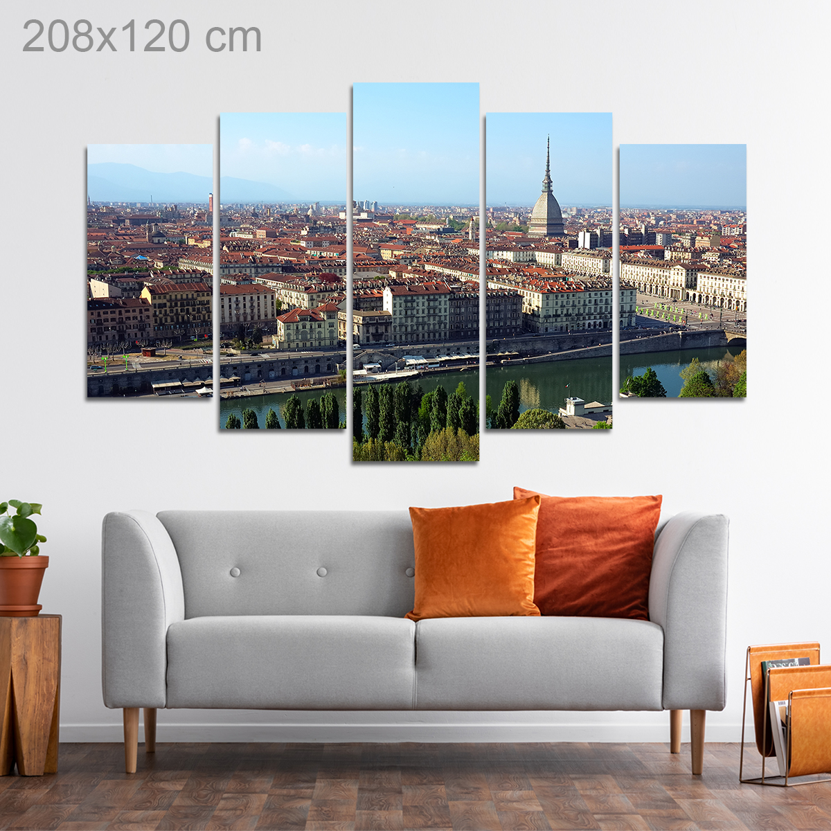 View of Turin, Italy