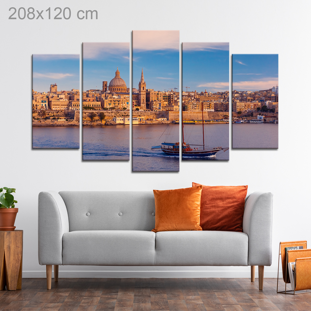 Skyline of Valletta, Malta