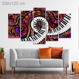 Piano Abstract Painting