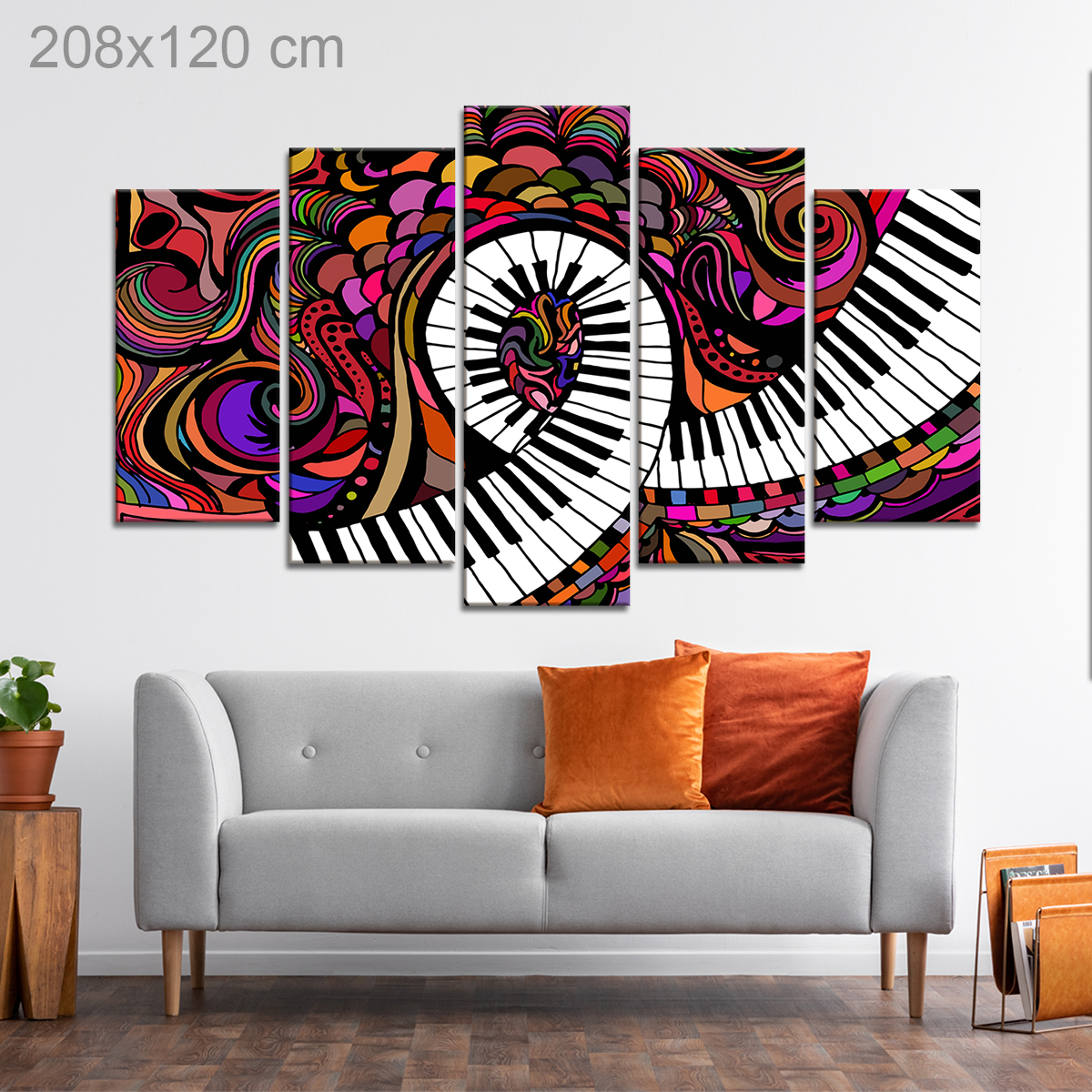 Piano Abstract Painting