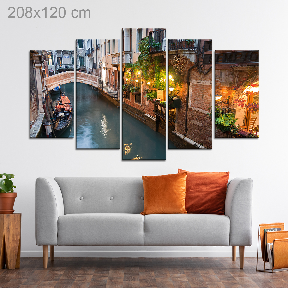 Canal on a Stream in Venice, Italy