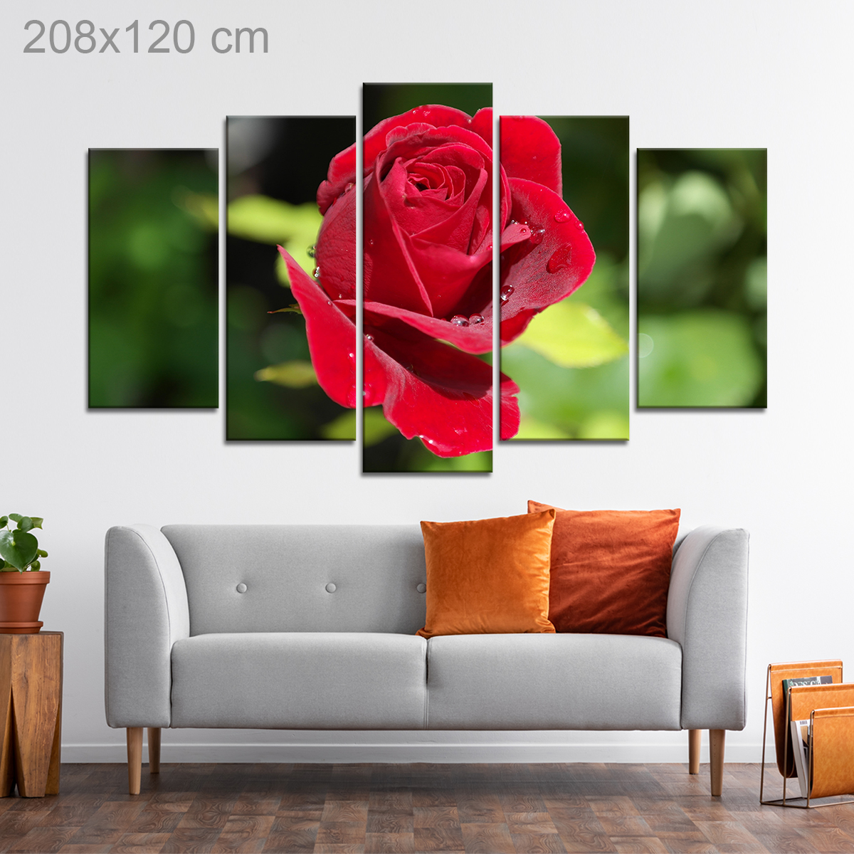 Dewdrops on a Roses Petals