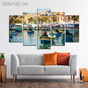 Harbor in Marsaxlokk, Malta