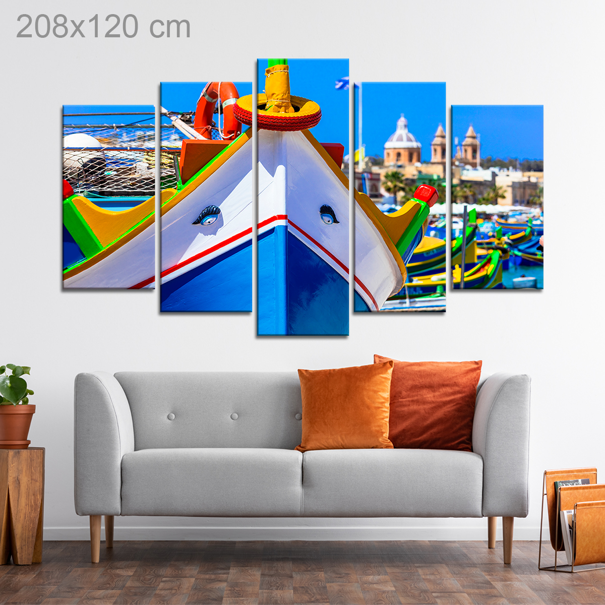 Luzzu in Marsaxlokk, Malta