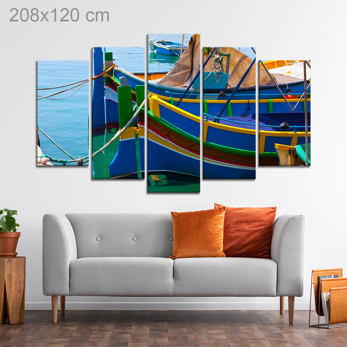 Maltese Luzzu Fishing Boat