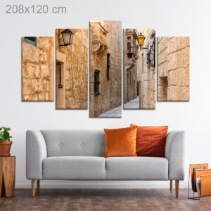 Medieval looking Street in Mdina, Malta