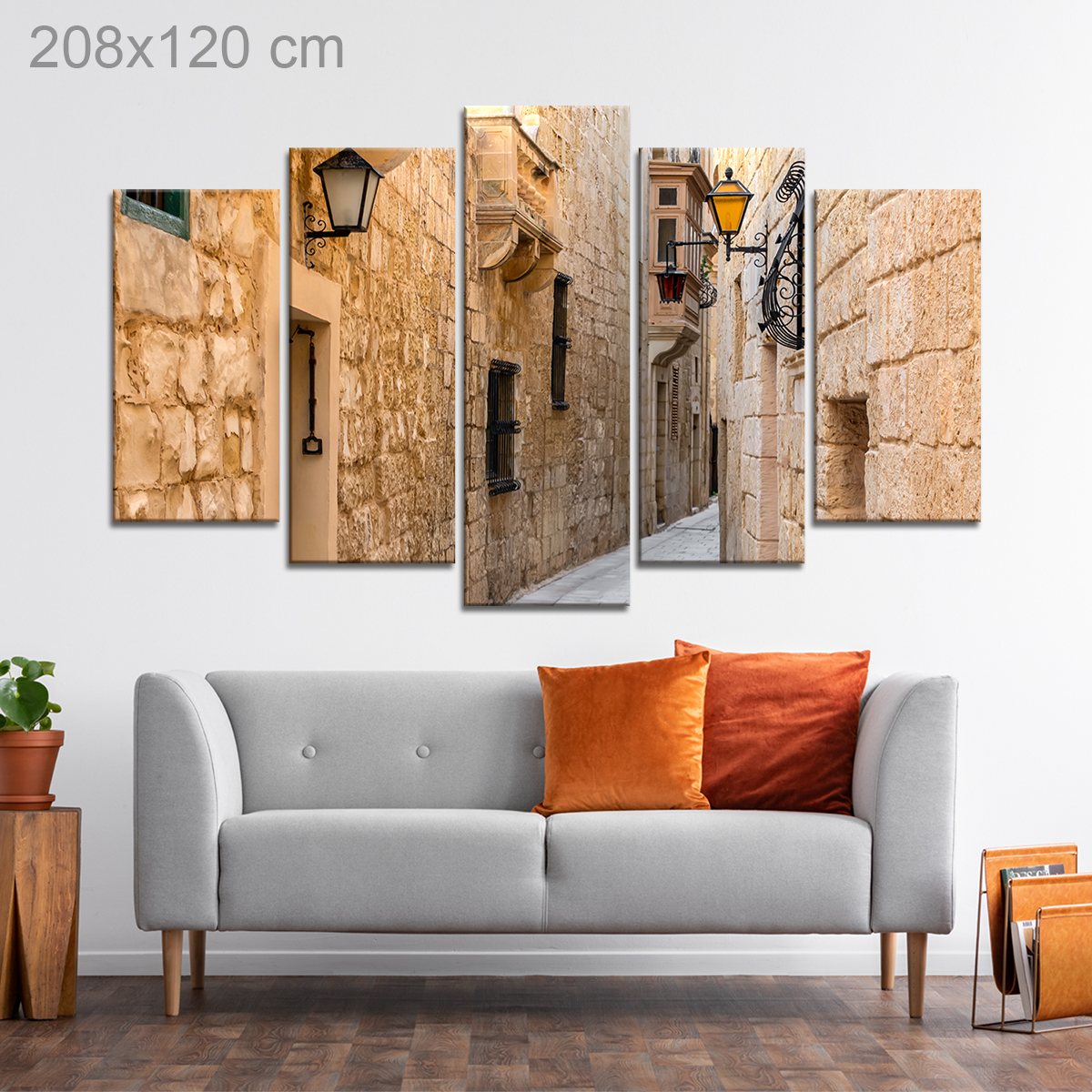 Medieval looking Street in Mdina, Malta