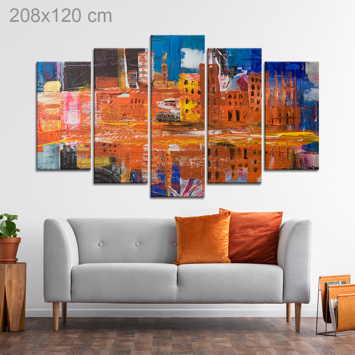 Metrapolis Abstract Painting