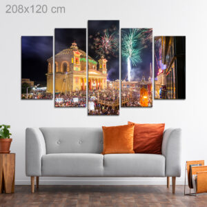 Festival in Mosta at Night