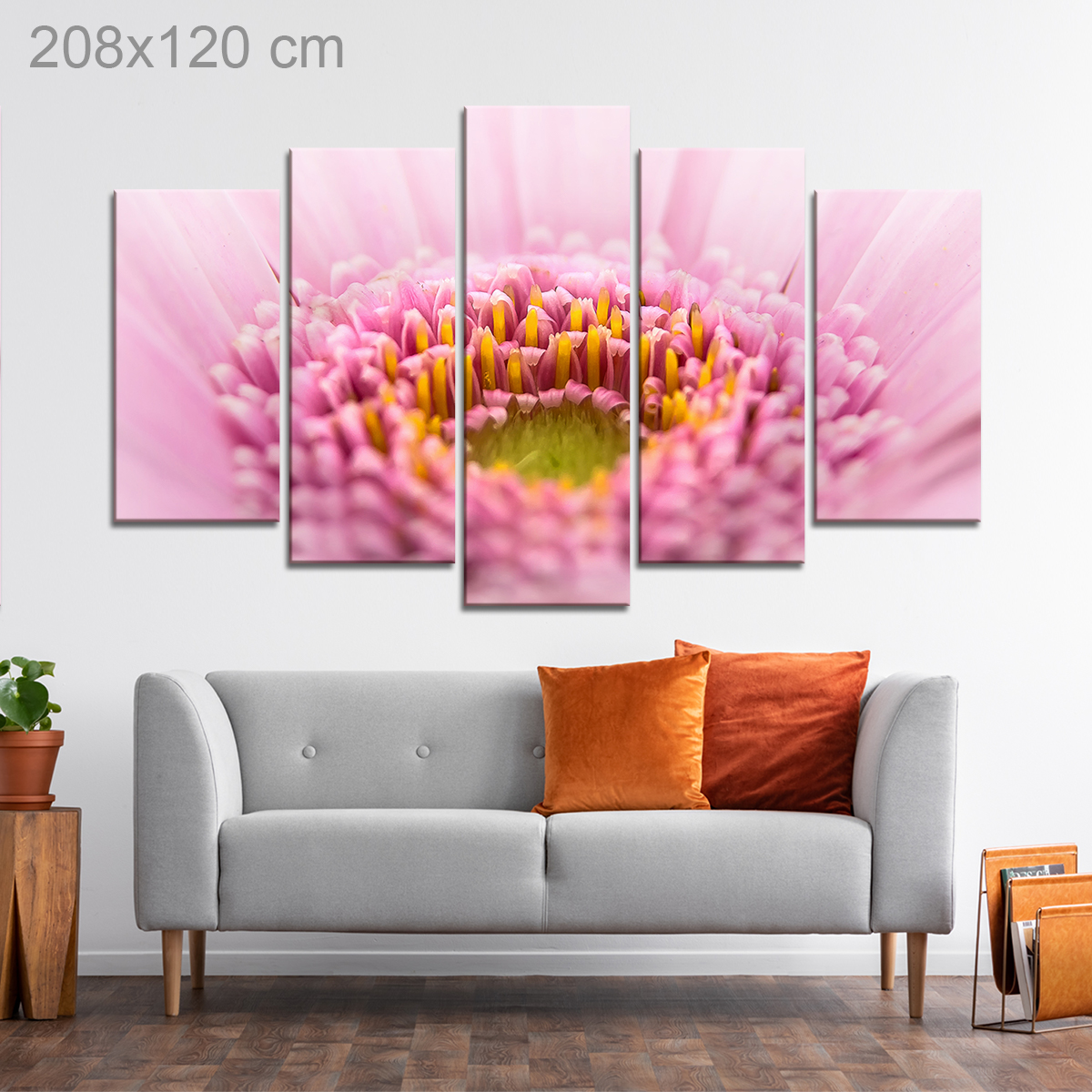 Pink Blooming Flower