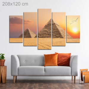 Pyramids Chepren and Cheops in Giza, Egypt