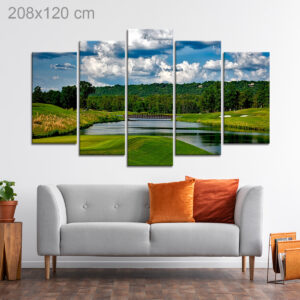 River going through a Golf Course