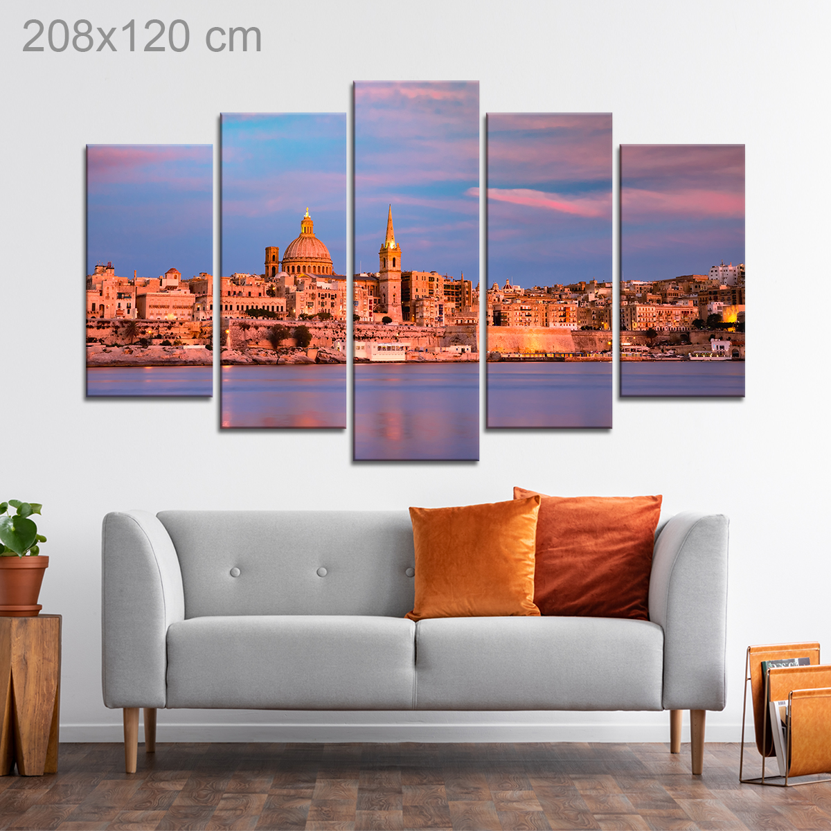 Valletta Skyline at Sunset