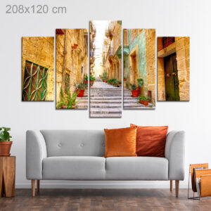 Narrow Staircase in Valletta, Malta