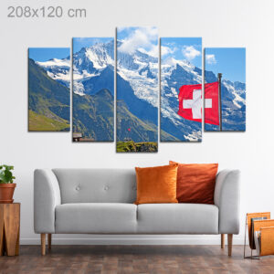 Mount Jungfrau in the Swiss Alps