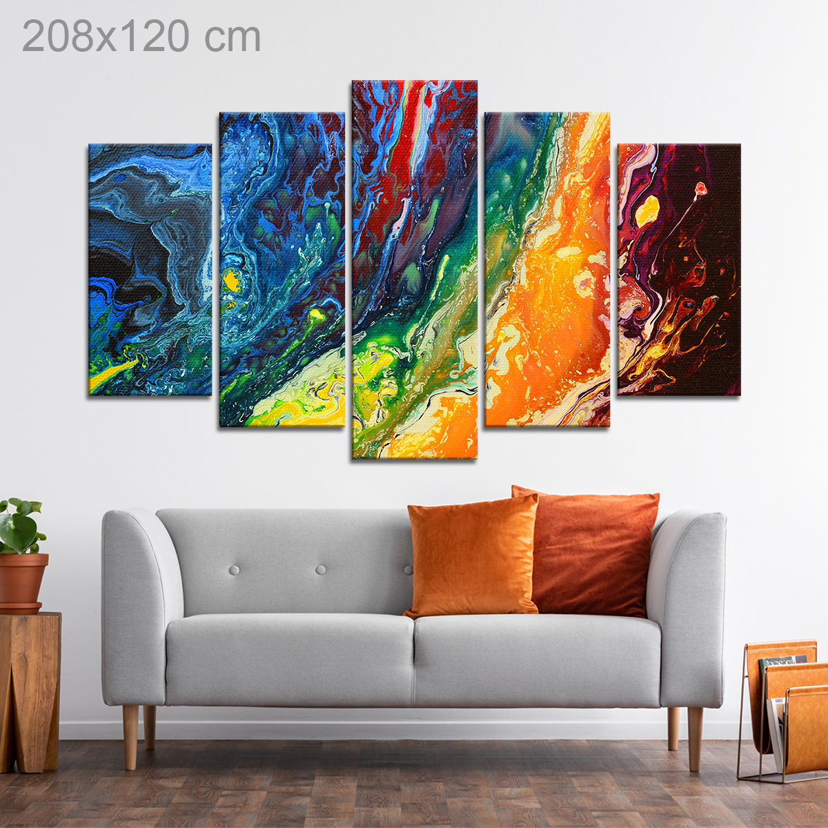 Original Colorful Abstract Painting