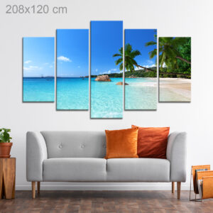 Anse Lazio Beach at Praslin Island in Seychelles