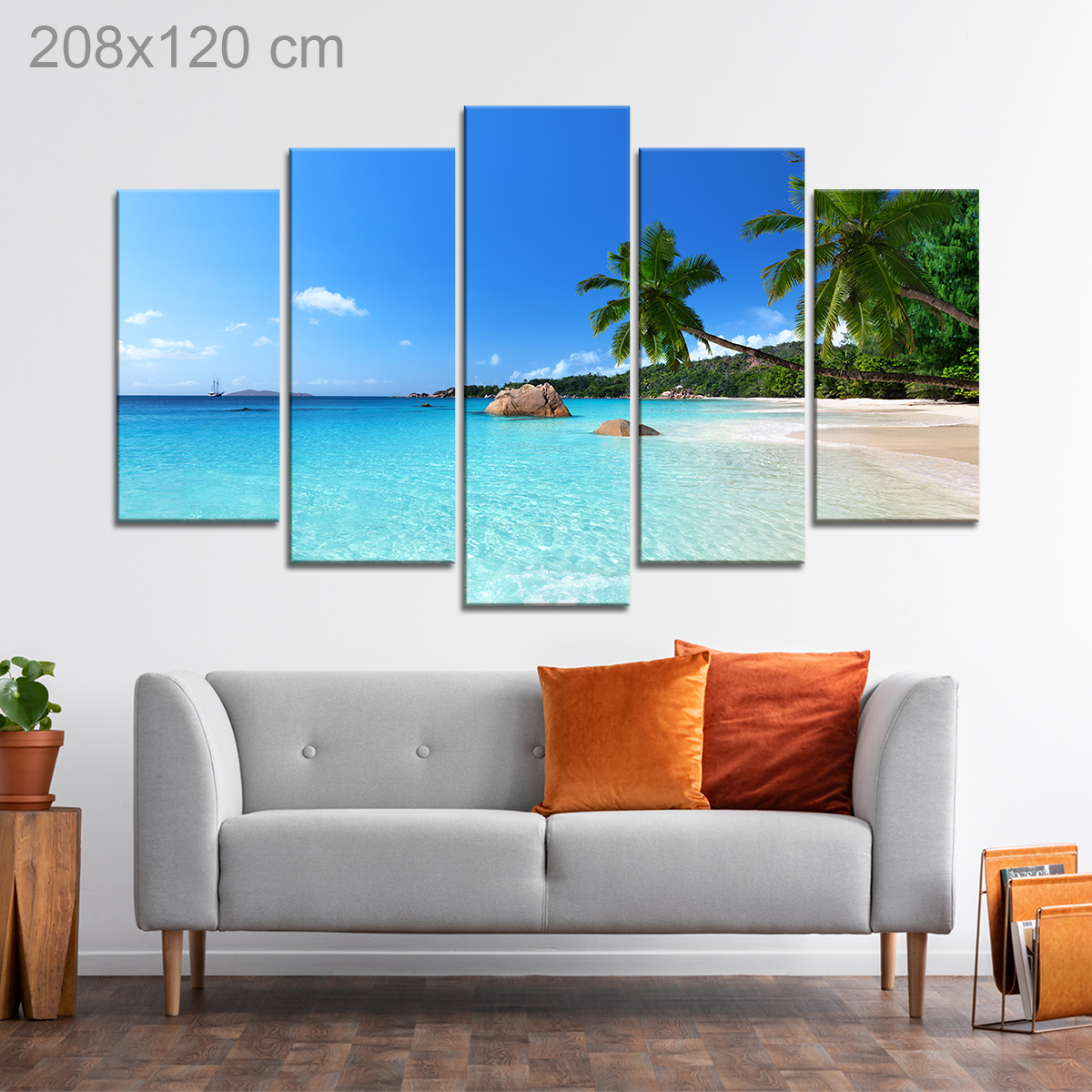 Anse Lazio Beach at Praslin Island in Seychelles