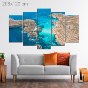 Top View of Blue Lagoon, Comino