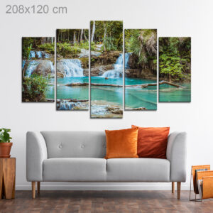 Kuangsi Waterfall in Luang Prabang, Laos in South East in Asia