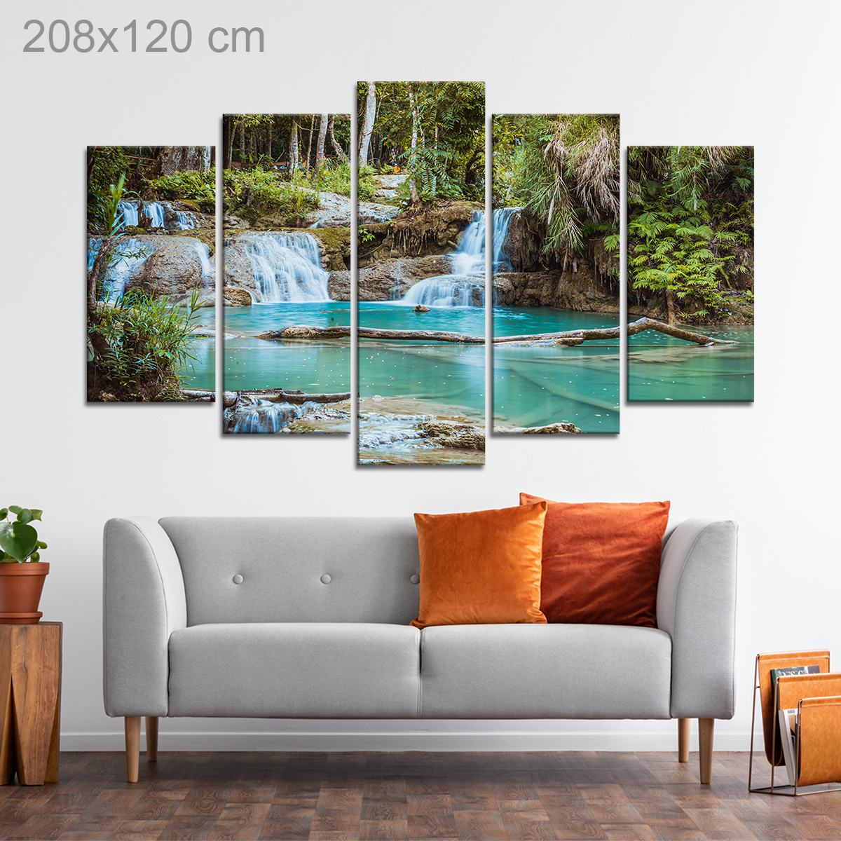 Kuangsi Waterfall in Luang Prabang, Laos in South East in Asia