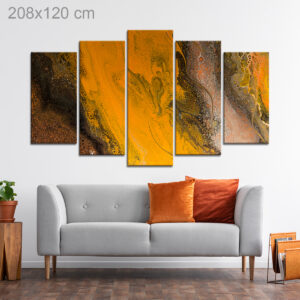 Mixed Colors Abstract Painting