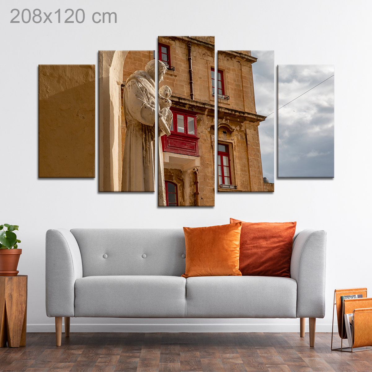 Traditional Buildings in Valletta, Malta