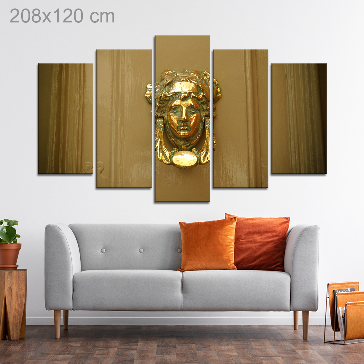 Vintage Door Knocker on Maltese Door