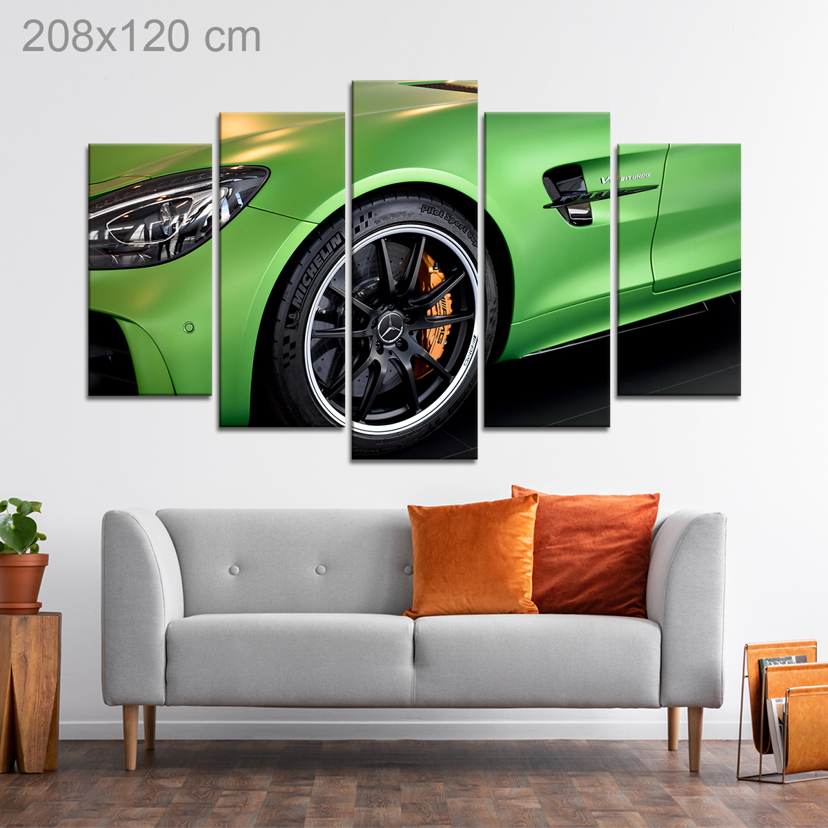 Luxurious Green Mercedes