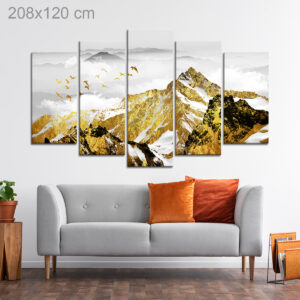 Golden Mountain Scenery