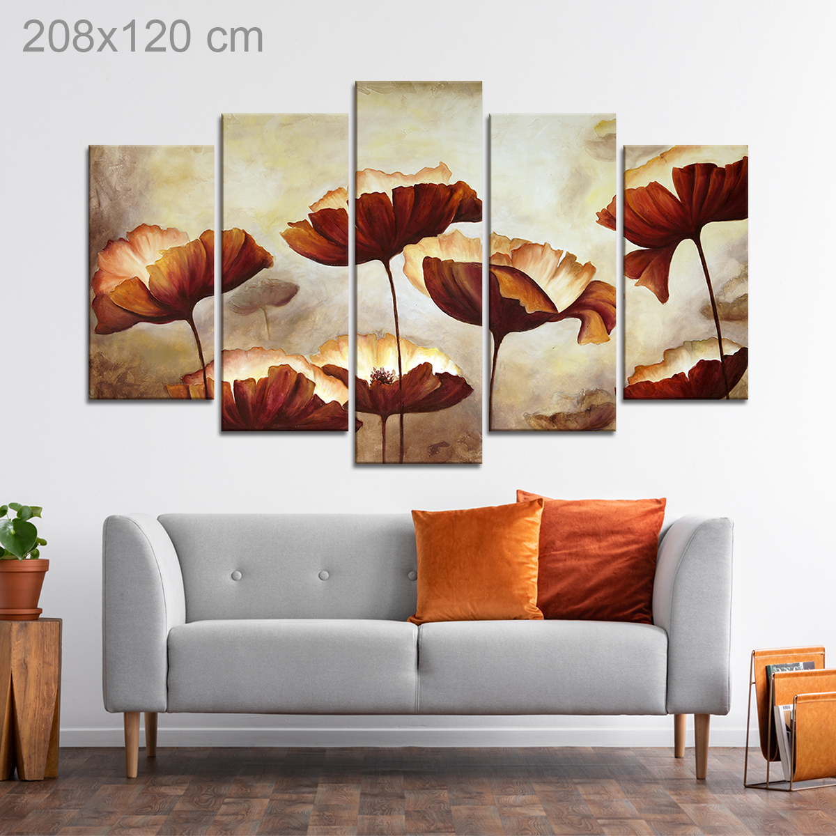 Poppy Flower Painting