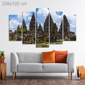 Prambanan Temple next to Yogyakarta on Java Island, Indonesia
