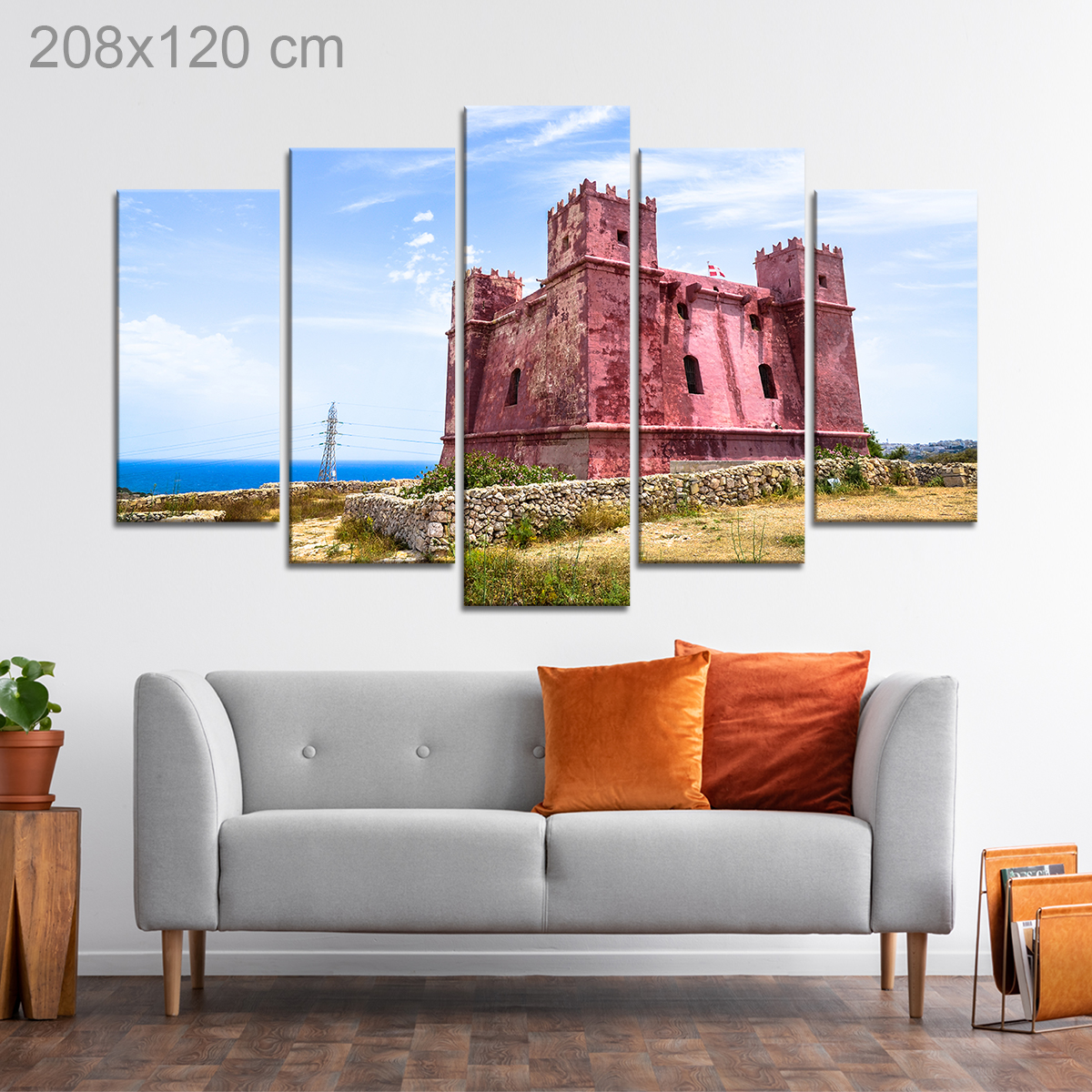 Saint Agatha's Red Tower in Mellieha, Malta