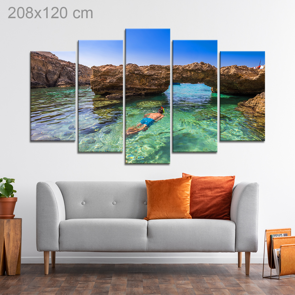 Snorkeling in Blue Lagoon, Comino