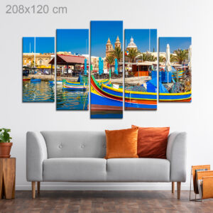 Traditional Luzzu Fishing Boats