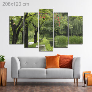 Pond in a Rainy Forest