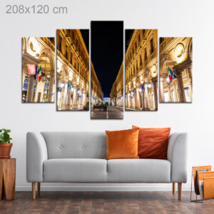 Walking through a Street in Turin, Italy