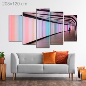 Colorful Hologram Hallway