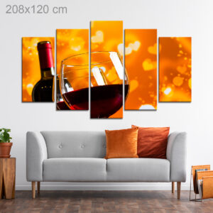 Wine Glass and Bottle