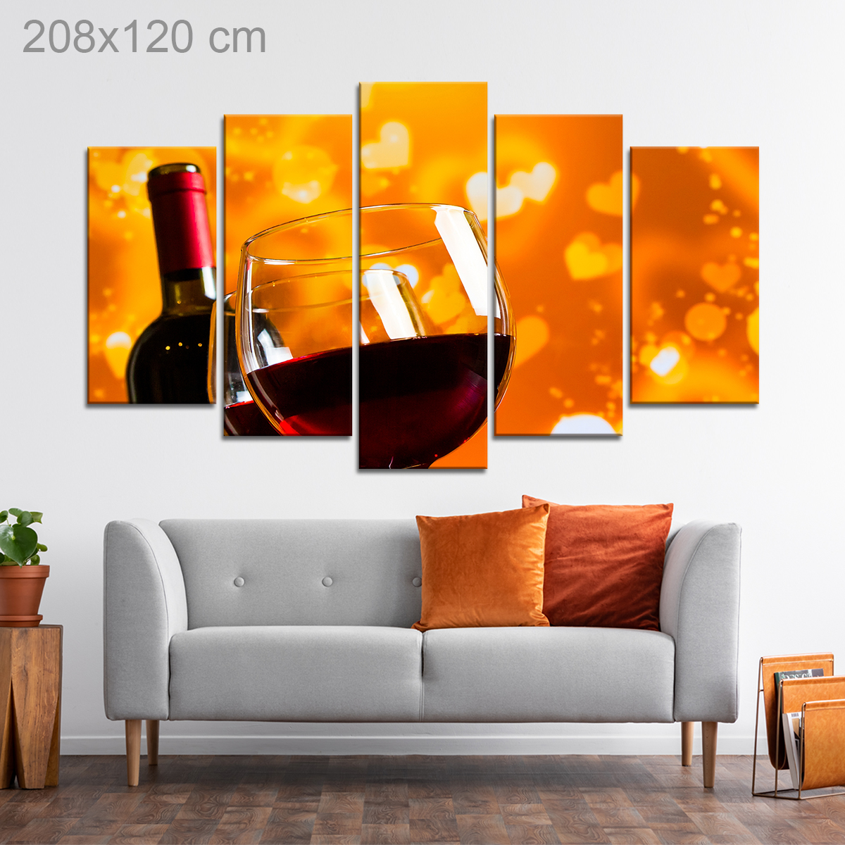 Wine Glass and Bottle