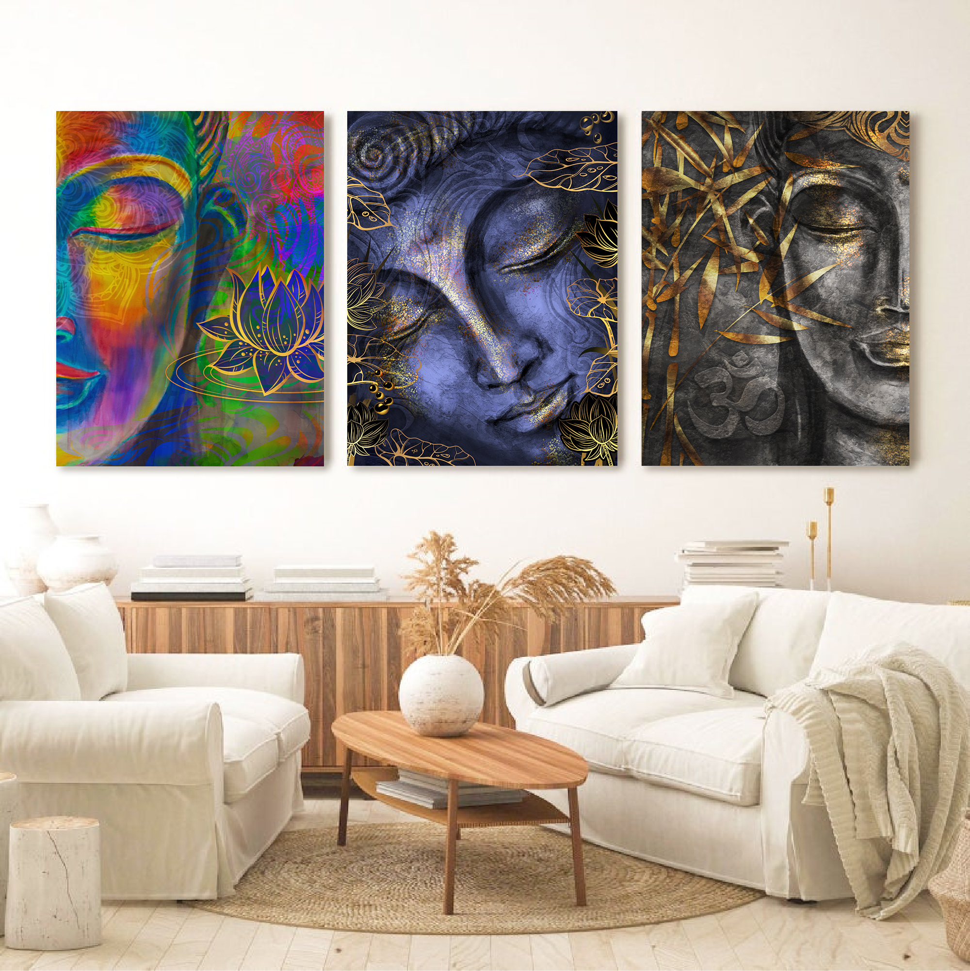 Buddha wall art - 3 print set