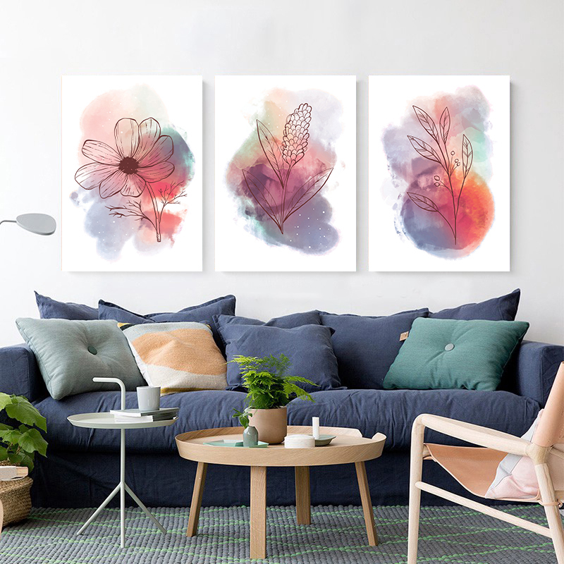 Plants and Flowers wall art - 3 print set