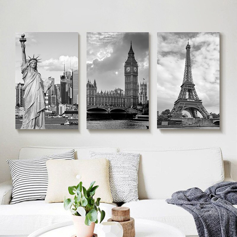 Popular Landmarks wall art - 3 print set