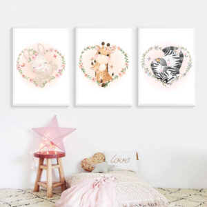 Adorable Baby Animals wall art - 3 print set