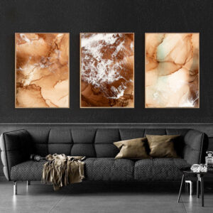 Marble wall art - 3 print set