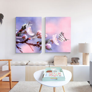 Up Close Flower wall art - 2 print set