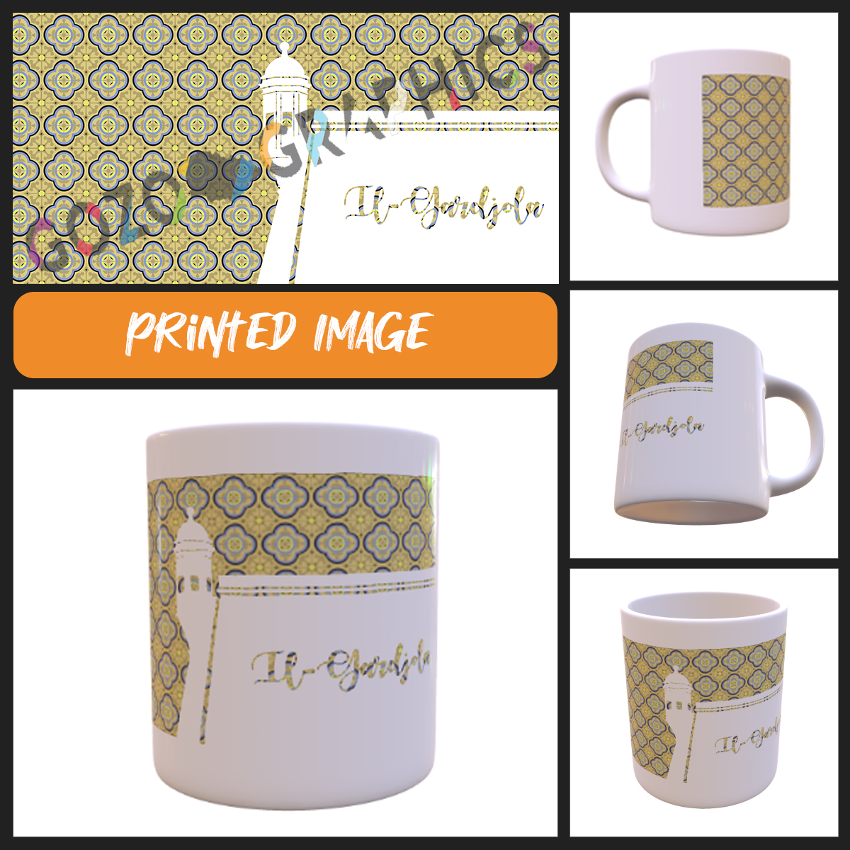 Gardjola - Maltese Silhouette Mug