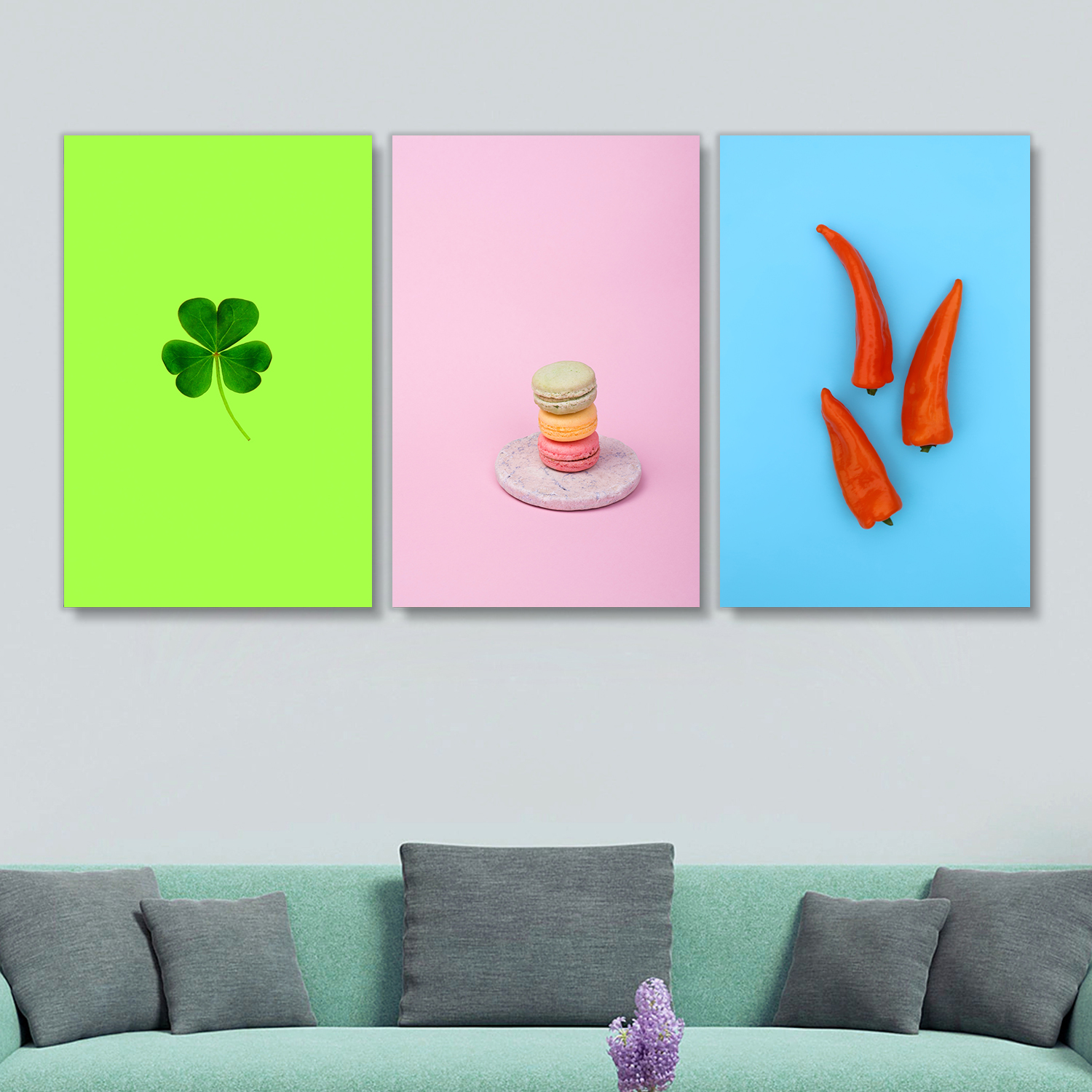 Bright Culinary wall art - 3 print set