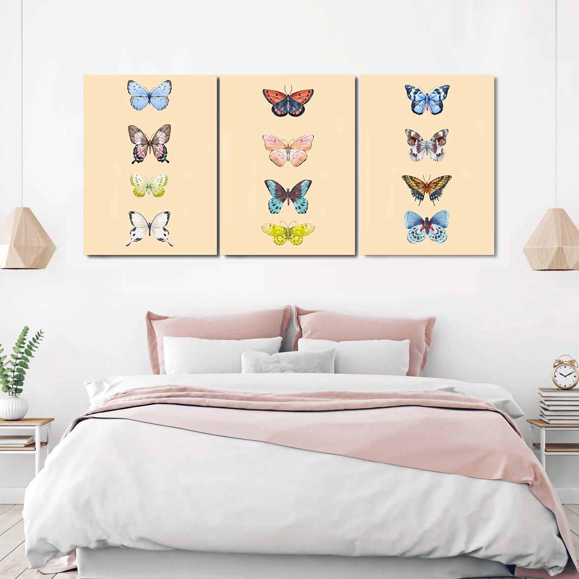 Butterfly wall art - 3 print set